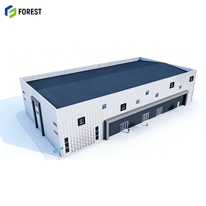 อาคารซูเปอร์มาร์เก็ตสำเร็จรูปโครงสร้างเหล็ก  อาคารจัดแสดงนิทรรศการ โครงเหล็กชุบสังกะสี โครงสร้างแข็งแรง  ฉนวนกันความร้อนใยหิน  พื้นที่กว้างขวาง - Product Image 1