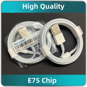 <span class=keywords><strong>Cable</strong></span> de Carga USB-A a L de Alta Calidad Foxconn, 5V2.4A, TPE <span class=keywords><strong>Tipo</strong></span> <span class=keywords><strong>C</strong></span> para <span class=keywords><strong>iPhone</strong></span> 6 6s 7 8 Plus X XR XS Max, <span class=keywords><strong>Cable</strong></span> de Datos E75 C94 - Product Image 1