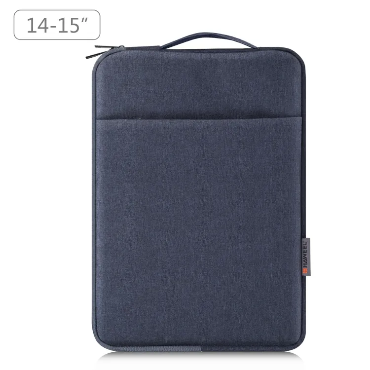 Dropshipping HAWEEL Housse pour ordinateur portable Case Zipper Briefcase Bag With Handle Pour 14-15 Inch Laptop For Macbook Laptop Bag
