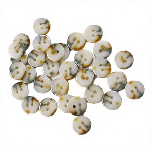 Factory High Quality Eco-Friendly 2 Hole Black Horn <b>Buttons</b> Acrylic Sequin Decorative <b>Buttons</b> Custom Logo Plated <b>Buttons</b> Wholesa - Product Image 1