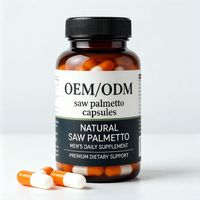 Capsules de Palmier Nain Premium pour la Santé de la Prostate, Bloqueur Naturel de DHT, Capsules en Vrac pour la Perte de Cheveux, Certifié GMP ISO, OEM