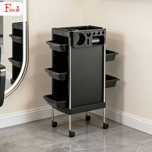 कस्टमाइज़ लोगो प्लास्टिक काले बाल सैलून ट्रॉली के लिए <span class=keywords><strong>5</strong></span> दराज - Product Image 4