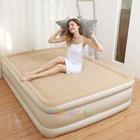 Matelas Gonflable d'Air Imperméable 3 Places, Lit Pliant Gonflable pour Camping en Plein Air, Lit Gonflable Automatique