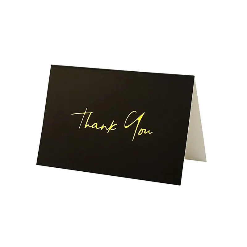 Wholesale Business Greeting Card Postcard Gift Thank You Cards With Your Custom Own Logo Design