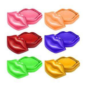 Masque pour les lèvres à l'essence de fruit naturel Masque pour les lèvres hydratant à la vitamine C organique Hommes Femmes Améliore l'exfoliation de la peau sèche Nourrit les lèvres - Product Image 1