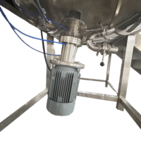 Réservoir émulsifiant homogénéisant sous vide Machines de fabrication de mayonnaise avec système de circulation Mélangeur homogénéisateur de crème cosmétique pour le visage
