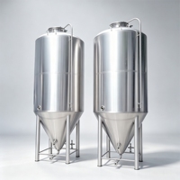 Unitank de Fermentation Conique Industriel à Double Enveloppe en SUS304 de 4000L, 5000L, 6000L