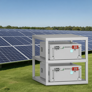 Système de stockage d'énergie solaire et éolienne LiFePO4 monté sur rack 10kWh 15kWh 512V 48V 51.2V 100Ah 200Ah 300Ah 5KW 10KW 15KW - Product Image 1