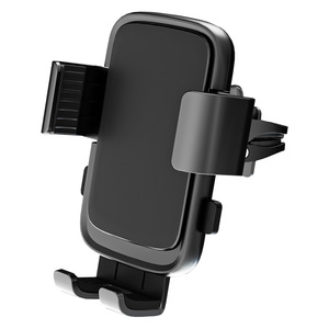 Soporte para teléfono con clip para ventilación de aire acondicionado de coche, color negro, tipo clip, montaje estable. - Product Image 1