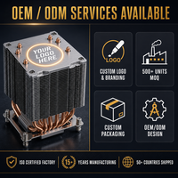 Dissipateur thermique pour processeur avec 6 caloducs, base en cuivre, ailettes en aluminium, pour Intel LGA1700/1200 AMD AM4, refroidissement par air haute performance pour PC