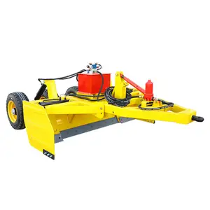 2.5 meter telescopic 3.2 meter satellite grader for agricultural dry land scraping and leveling