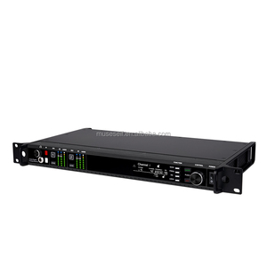 Micrófono de karaoke inalámbrico digital de doble canal UHF true Diversity de 2 canales, micrófono inalámbrico de metal con ksm8 para rendimiento - Product Image 3