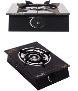 Estufa de gas comercial de un solo quemador con vidrio templado, estufa de gas licuado, estufa de gas de sobremesa - Product Image 1