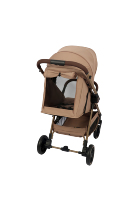 Poussette de luxe à cadre en alliage, poussette pliable pour bébé, landau 2 en 1 avec siège auto