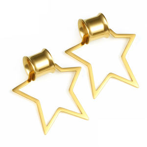 Poids d'<span class=keywords><strong>oreille</strong></span> en acier inoxydable 316L plaqué PVD Evorte, opale, plug et tunnel, pour piercing corporel unisexe - Product Image 2