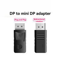 Adaptador DP Macho a Mini Thunderbolt Hembra, Conector USB con Revestimiento de PVC para Aplicaciones de Monitor