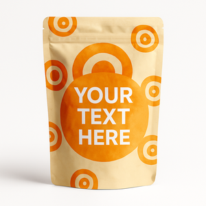 Ventana de bolsa de pie de papel Kraft impresa personalizada para aperitivos bolsa de pie - Product Image 3