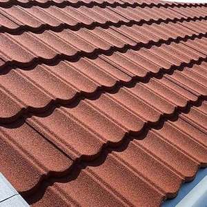 Nouvelle Arrivée 2025 Tuile de <span class=keywords><strong>Toiture</strong></span> en Métal Revêtue de Pierre Moderne Acier Haute Résistance Installation Facile de la Maison Faible <span class=keywords><strong>Entretien</strong></span> - Product Image 1