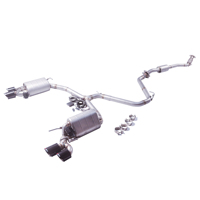 Système d'échappement Catback Valvetronic haute performance avec silencieux, compatible avec Toyota Camry Hybrid 2.5L SUS304 2018-2023