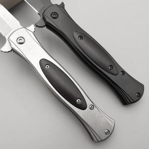 Couteau pliant MEIJI de qualité industrielle, très vendu, OEM personnalisé, acier 440C, manche en acier inoxydable, outil EDC, survie en plein air, camping - Product Image 6