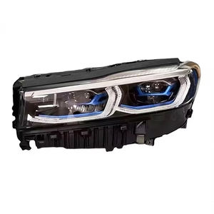 Ensemble de phares laser à LED pour BMW Série 7 G11 G12 2019 2020 2021 <span class=keywords><strong>2022</strong></span> 730 740Le 750iX <span class=keywords><strong>760Li</strong></span> feux d'origine gauche droite - Product Image 1