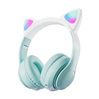 STN28 PRO Headphone nirkabel lucu, Headphone nirkabel Bluetooth untuk anak perempuan