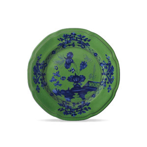 Jade Green Blue Plant Floral Retro Decorative Porcelain Eco-Friendly Unique <b>Dinnerware</b> <b>Set</b> Scalloped Rim Custom Oriental Style - Product Image 4