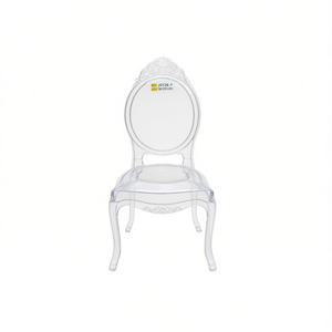 Sedia in Plastica Trasparente J0126-3, Arredamento Decorativo Stampato - Product Image 1