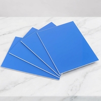 Panneau composite en aluminium léger, imperméable, revêtu de PVDF, ignifuge, pour mur-rideau et porte