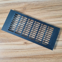 Grille de ventilation en aluminium sur mesure pour équipement de stockage d'énergie, avec persiennes intégrées, fabriquée par estampage de tôle