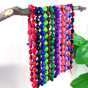 Fashion Artificial Acrylic Hawaiian Kukui <strong>Nut</strong> Leis Wholesale <strong>Necklace</strong> - Product Image 2