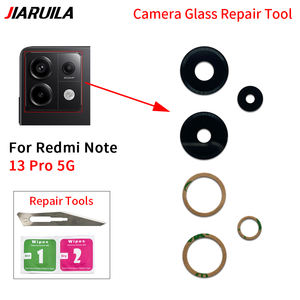 Pièces mobiles Lentille de caméra Len en verre pour <span class=keywords><strong>Xiaomi</strong></span> Pour Redmi Note 13 <span class=keywords><strong>12</strong></span> 11 <span class=keywords><strong>Pro</strong></span> Plus 4G 5G Verre Len Caméra Téléphone Pièces de rechange Réparation - Product Image 6