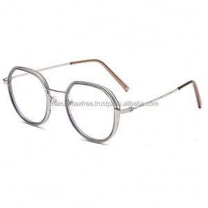 Monturas de Gafas Ópticas Redondas Modernas de Fábrica al por Mayor 2023 para Mujer en Stock CN - Product Image 2