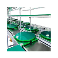 Machine professionnelle personnalisée à double couche à circulation ascendante et descendante Machine à glaçons Ligne d'assemblage d'automatisation Convoyeur à chaîne