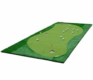 <span class=keywords><strong>Gazon</strong></span> <span class=keywords><strong>synthétique</strong></span> artificiel durable à haute densité et anti-âge avec caoutchouc pour le <span class=keywords><strong>golf</strong></span>, le putting green et l'aménagement paysager - Product Image 4