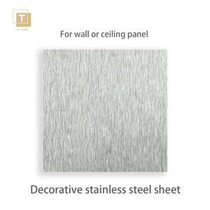 Panel Baja Tahan Karat Satin Silver Matte Brushed133 untuk Desain Rak Pajangan & Konter - Product Image 1