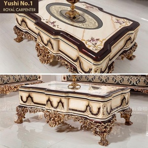 Canapé de style européen en bois baroque italien antique doré royal, feuille d'or personnalisée, meubles pour toute la maison - Product Image 5