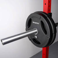 SMARTFIT Pelat Beban Urethane Logo Kustom 2.5-25 kg Pelat Gym untuk Latihan Kekuatan