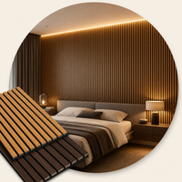 Panneaux muraux acoustiques en bois MDF, insonorisants, Akupanel, haute densité, décoratifs, pour salle de conférence et auditorium