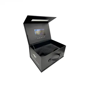 COTE kundenspezifische hochwertige magnetische Werbevideo-Geschenkbox Lcd-Bildschirm Video-Display-Box