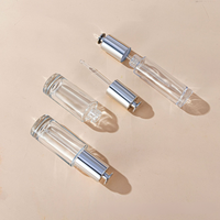 Flacon pulvérisateur plat en verre de 30 ml Teletubbies, essence d'acide hyaluronique, huile polie à l'aiguille, dilution de ligne fine, 100 pièces