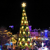 Décoration extérieure Grand arbre de Noël géant Arbre de Noël artificiel géant commercial éclairé par LED pour la décoration extérieure du centre commercial