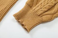 PB&ZA Nouvelle Collection Automne 2026 – Pull Tricoté Élégant et Polyvalent à Épaules Dénudées pour Femme, Manches Longues 5474