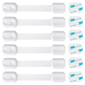 Amazon Best Seller 10pack 12pack Child Baby Proofing Cabinet Locks Adjustable Baby Safety Locks Cabinet Drawers