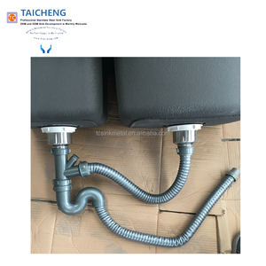 Tubería de Desagüe <span class=keywords><strong>para</strong></span> <span class=keywords><strong>Fregadero</strong></span> <span class=keywords><strong>Doble</strong></span> con Conexión de 1-1/2 Pulgadas - Product Image 2