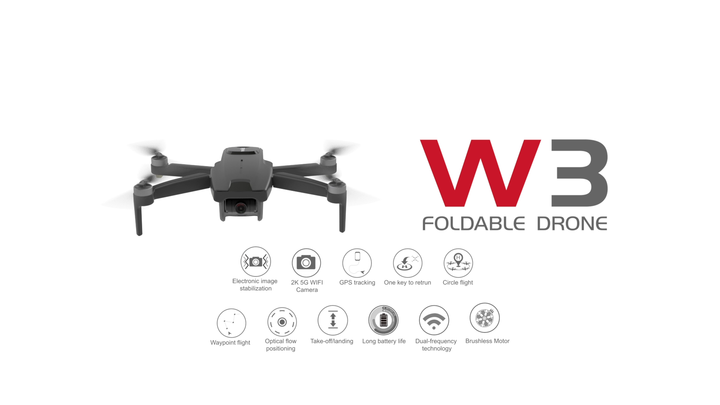 Drone SYMA W3 - Professional FPV Quadcopter with 4K Camera