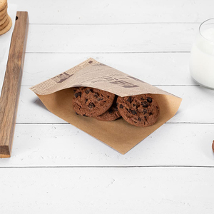 Tùy chỉnh kích thước nhỏ túi Giấy túi túi phong bì cho bánh ngọt món tráng miệng kẹo Quà Tặng cookie, giá tốt Túi giấy <span class=keywords><strong>Kraft</strong></span> Giấy - Product Image 4