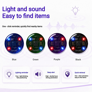 Localizzatore GPS OEM per Bambini con Cinturino in Silicone, Luce LED Colorata, Batteria al Litio, Compatibile Android+iOS, Cinturino Anti-smarrimento - Product Image 3