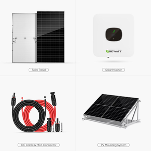 Best-seller Système d'énergie solaire 15KW 10KW 5KW <span class=keywords><strong>3KW</strong></span> relié au réseau pour usage résidentiel - Product Image 2