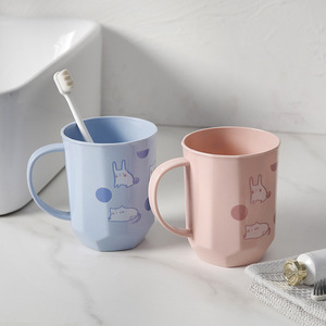 ถ้วยแปรงสีฟันพลาสติกลายการ์ตูนน่ารัก คละสี รูปทรงกลม สำหรับใช้ในห้องน้ำ - Product Image 4